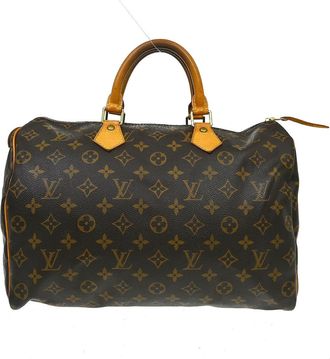 Louis Vuitton Speedy Monogram Canvas Brown Canvas Handbag (Pre-Owned)