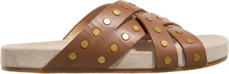 Michael Kors Sandals - Irene Flat Sandal - brown - Sandals for ladies