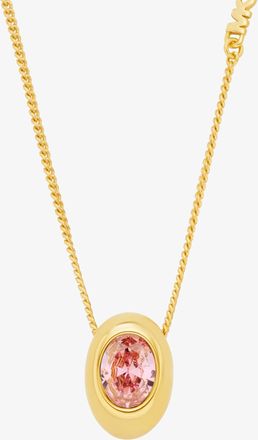 Michael Kors Oval Stone Pendant Necklace