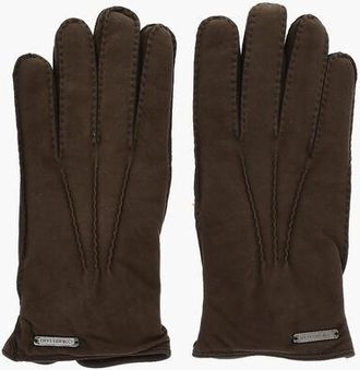 Corneliani Solid Suede Gloves size 8