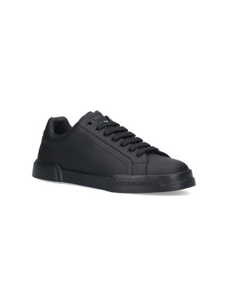 Dolce & Gabbana Smooth Calf Leather Sneaker - Black
