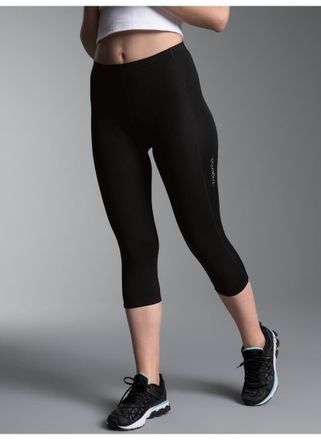 Trigema Funktionshose TRIGEMA TRIGEMA 3/4 Radlerhose, Damen, Gr. XXL, US-Gr&ouml;ssen, schwarz, Mikrofaser, 85% Polyester (Bioactive), 15% Elastan, Hosen Funktions