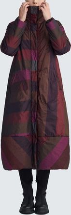 Luukaa D'Celli Celeste Balloon Coat in Dark Scarlet at Nordstrom, Size 18