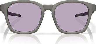 Oakley Gender Inclusive Shackle 52mm Square Sunglasses in Matte Grey Smoke/prizm Slate at Nordstrom