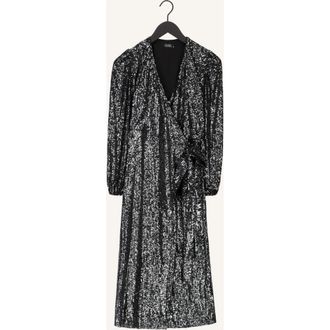 Ibana Kleedjes, Dames, Grijs, S, Midi Jurk Mojito