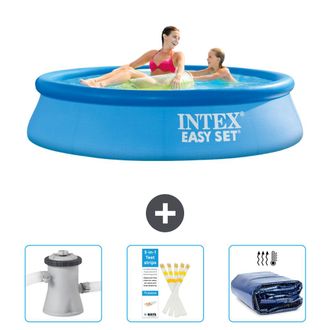 Intex Piscina Easy Set Redonda - 244x61 Cm - 4-piezas Scb74