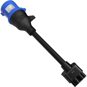 OEM Adaptador Cee A Tesla, 3 Pines, 32 A (di&aacute;metro Del Conector: 56 Mm), Extensi&oacute;n De Cable De Carga Para Veh&iacute;culos El&eacute;ctricos De Segunda Generaci&oacute;n Para 