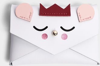 The Cambridge Satchel Company The Mouse Mini Purse - White, Red & Cloud Pink