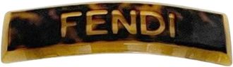 Fendi Pre-owned Barrette - - Pre-owned - Donna - Marrone - ONE SIZE