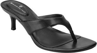 Bandolino Ammer Kitten Heel Flip Flop in Black at Nordstrom, Size 5.5
