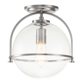 Netlighting Hinkley Somerset Globe Ceiling Light Brushed Nickel in Grey