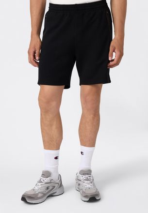 Champion Trainingsshorts CHAMPION C-TECH Slim Fit Interlock Shorts, Damen, Gr. XXL, N-Gr, nbk, Obermaterial: 69% Polyester, 26% Baumwolle, 5% Elasthan, Hosen T