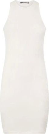 Roberto Cavalli Abito con motivo zebrato traforato - - Dresses - Donna - Beige - ONE SIZE