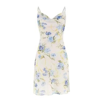 Guess SL Linda Mini Slip Dress - Dames - Korte kleedjes - Veelkleurig - S - Kleedjes