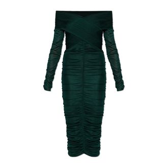Self Portrait Dames, Jurken, Groen, Maat: XS Viscose