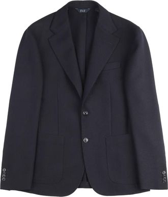 Fay blazer a due bottoni - Blu