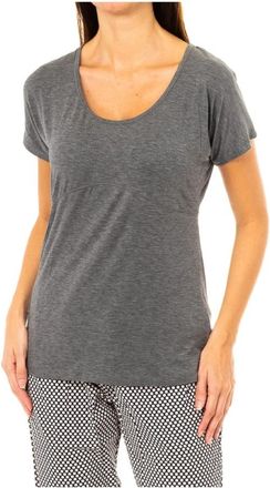 Tommy Hilfiger T-shirt met korte mouwen - Dames - T-shirts - Grijs - M - Tops
