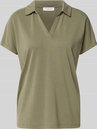 Christian Berg Regular Fit Poloshirt aus Modal-Mix in Oliv, Gr&ouml;&szlig;e XXL