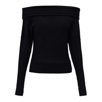 Iro Round-neck Knitwear, female, Black, Size: M Sweater Eboni