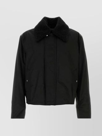 Our Legacy padded jacket with shearling collar and pockets