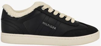 Tommy Hilfiger Womens Teddy Fleece-Lined Skater Sneaker - Black - US 8 / EU 38.5