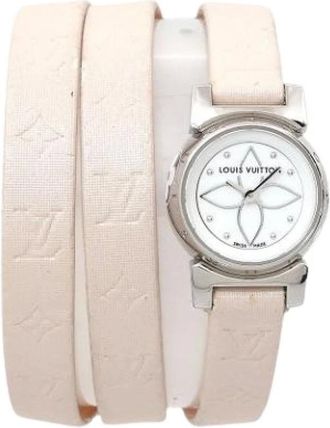 Louis Vuitton Pre-owned Watches, female, White, Size: ONE SIZE Pre-owned Vintage Watch