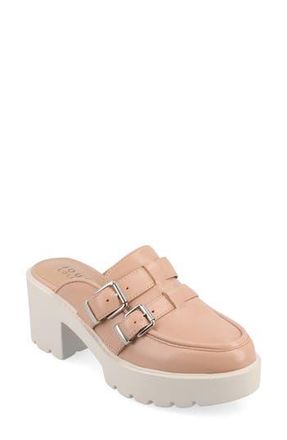 Journee Collection Brydie Platform Mule in Blush at Nordstrom Rack, Size 6.5