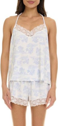 Flora Nikrooz Eloise Floral Short Pajamas in Light Blue at Nordstrom, Size X-Small