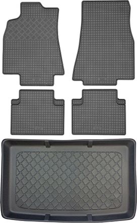 OEM Juego De Alfombrillas De Goma Para Coche Y Alfombrilla Para Maletero Para Mercedes Clase A W169 Hatchback (3/5 Puertas) De Septiembre De 2004 A Agosto