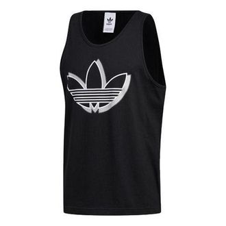 adidas Mens adidas originals Sports Black Vest FU6005