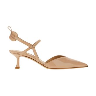 Fendi Colibr&igrave; Slingback Pomp - Dames - Schoenen - Beige - Maat: 37 EU Leer