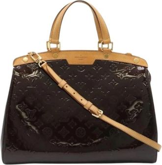 Louis Vuitton Pre-owned Monogram Vernis Handbag - Dames - Vintage Handtas - Paars - ONE Size - Leer - Vintage