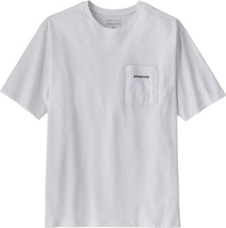 Patagonia Boardshort Logo Pocket Responsibili-Tee T-Shirt f&uuml;r Herren | grau