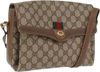 Gucci Pre-owned Cross Body Bags, female, Beige, Size: ONE SIZE Pre-owned Plastic Cross Body Bag