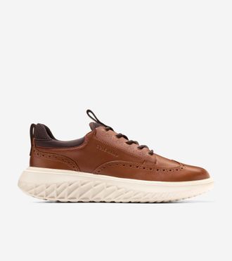 Cole Haan Mens ZER&Oslash;GRAND WFA 2.0 Wingtip Oxford Shoes - Brown Size 10.5