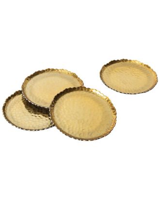 Godinger Munro Hammered Coasters (Set Of 4)