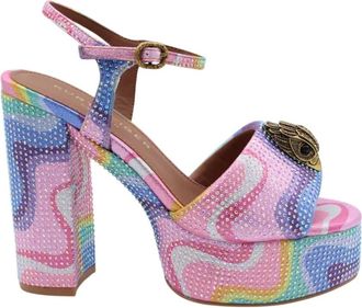 Kurt Geiger Cardigas - Dames - Sandalen met hakken - Roze - 39 EU - Schoenen