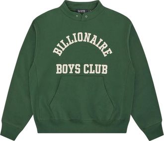 Billionaire Boys Club Stand Collar Sweatshirt - Heren - Sweatshirts - Groen - M - Katoen - Hoodies & sweatvesten