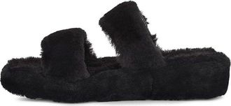 UGG (WMNS) UGG Fuzz Yeah Black Sandals 1104662-BLK