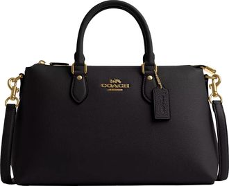 Coach Georgia satchel Bag Gold/Black