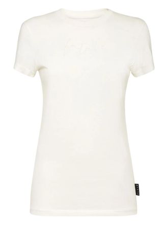 Philipp Plein logo-appliqué T-shirt - White