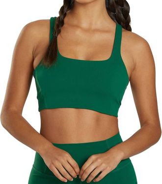 Free People Movement Never Better Bra In Heritage Green