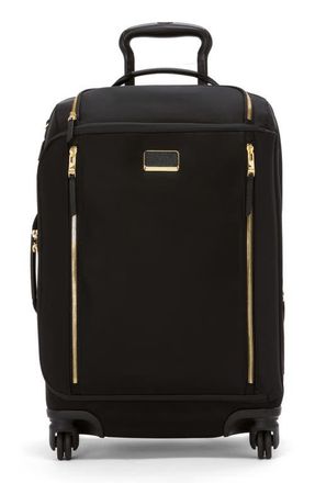 Tumi Voyageur L&eacute;ger Dual Access Expandable Carry-On in Black/Gold at Nordstrom
