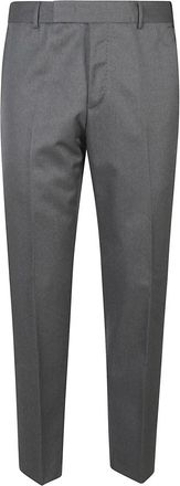Pantaloni Torino Rebel Flat Front Pant - Heren - Nette broeken - Grijs - M - Leer - Broeken