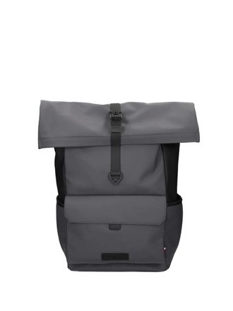 Tommy Hilfiger TH seasonal roll-top backpack - men - Polyurethane - One Size - Grey