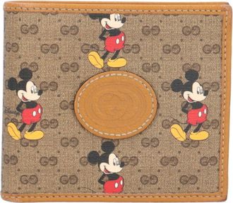 Gucci Brown Gg Supreme Canvas Wallet (Bi-Fold) (Pre-Owned)