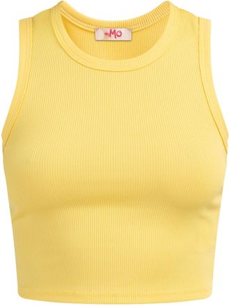 Mymo Tanktop Dames lichtgeel