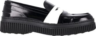 Tod's TodS Pre-owned Womens Platform Penny Loafers in Black Leather - Size EU 40