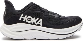 Hoka One One Clifton 10 Mesh-knit Sneakers - Black And White - 10.5 (IT44.5 / UK10.5)