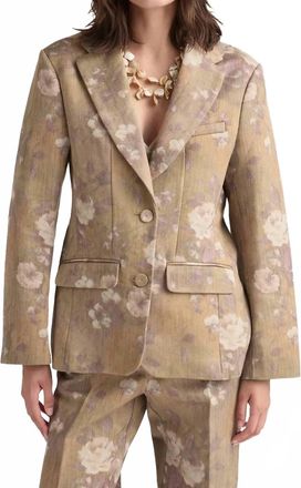 Momoni Auden Blazer In Floral Jacquard